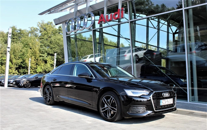 Audi A6 cena 167600 przebieg: 52250, rok produkcji 2018 z Limanowa małe 667